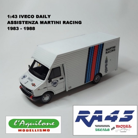 1:43 IVECO DAILY - MARTINI RACING - ASSISTENZA RALLY 1983/1988