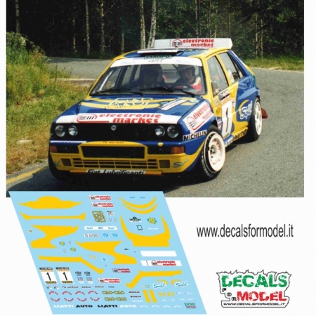 DECAL 1:24 LANCIA DELTA HF - LIATTI - RALLY LANA 1992