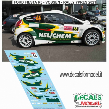 DECAL FORD FIESTA R5 - VOSSEN - RALLY YPRES 2021