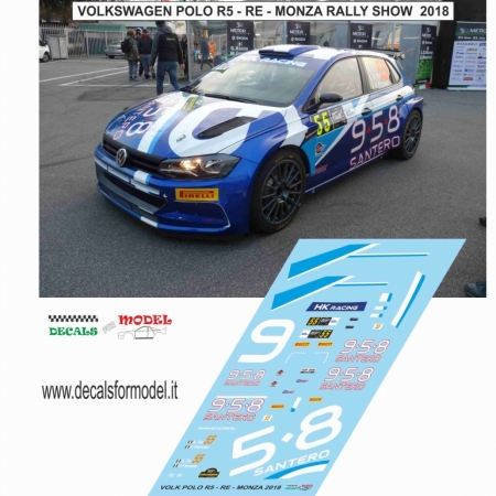 1:24 VOLK POLO R5 - RE - RALLY MONZA  2018