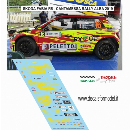 1:24 SKODA FABIA R5 - CANTAMESSA - RALLY ALBA  2019