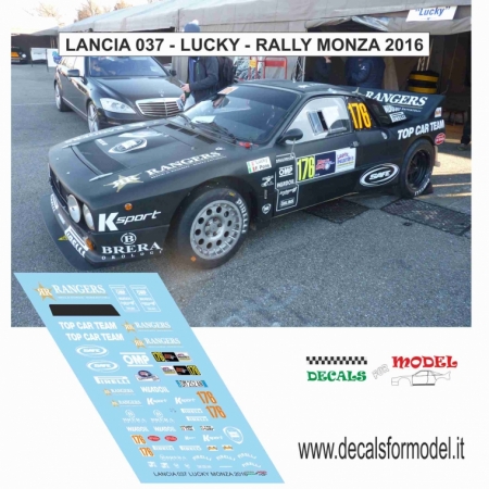 1:24 LANCIA 037 - LUCKY - RALLY MONZA 2016