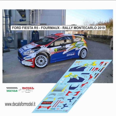 1;24 FORD FIESTA R5 - FOURMAUX - RALLY MONTECARLO 2019