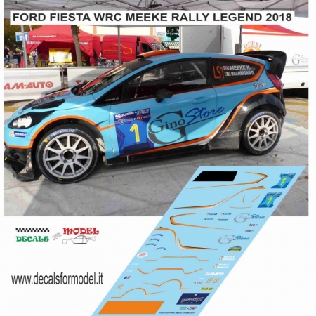1:24 FORD FIESTA WRC - MEEKE - RALLY LEGEND 2018
