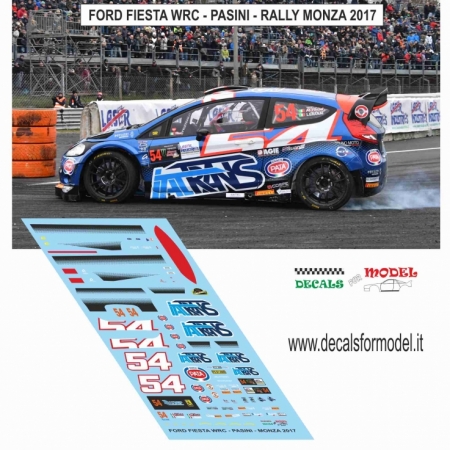 1:24 FORD FIESTA WRC - PASINI - RALLY MONZA  2017