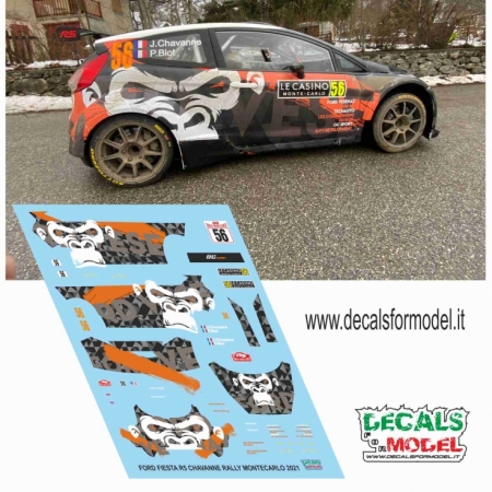 1:24 FORD FIESTA R5 - CHAVANNE - RALLY MONTECARLO 2021