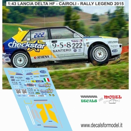 1:24 LANCIA DELTA HF - CAIROLI - RALLY LEGEND 2015