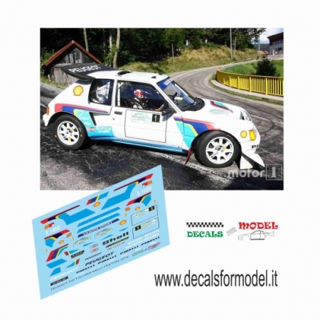 1:24 PEUGEOT 205 T16 - LOEB - RALLY FESTIVAL 2016