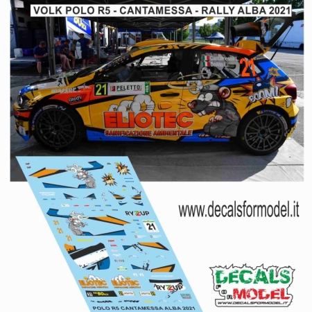 1:24 VOLK POLO R5 - CANTAMESSA - RALLY ALBA 2021