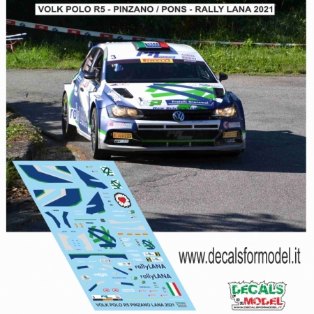 1:24 VOLK POLO R5 - PINZANO - RALLY LANA 2021