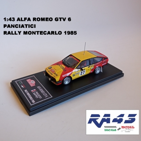1:43 ALFA ROMEO GTV 6 - PANCIATICI - RALLY MONTECARLO 1985