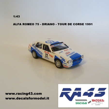 1:43 ALFA ROMEO 75 - DRIANO - TOUR DE CORSE 1991