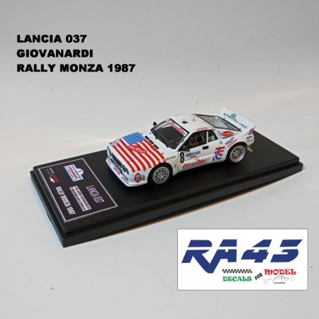 1:43 LANCIA 037 - GIOVANARDI - RALLY MONZA 1987