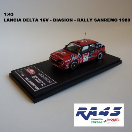 1:43 LANCIA DELTA 16V - BIASION - RALLY SANREMO 1989