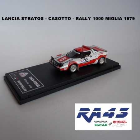 1:43 LANCIA STRATOS - CASOTTO - RALLY 1000 MIGLIA 1979