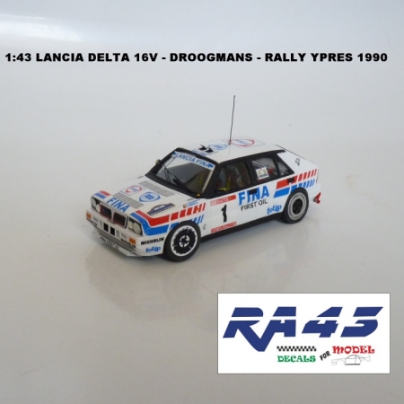 1:43 LANCIA DELTA 16V - DROOGMANS - RALLY YPRES 1990