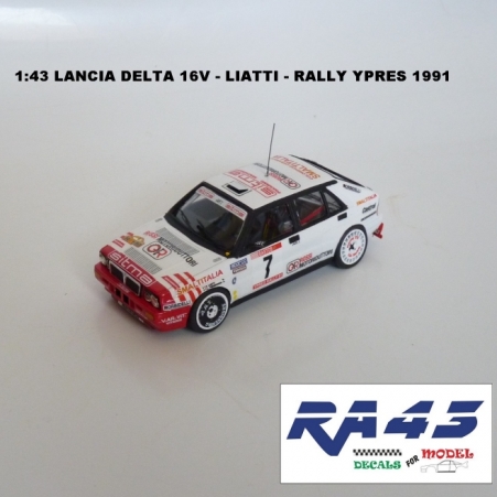 1:43 LANCIA DELTA 16V - LIATTI - RALLY YPRES 1991