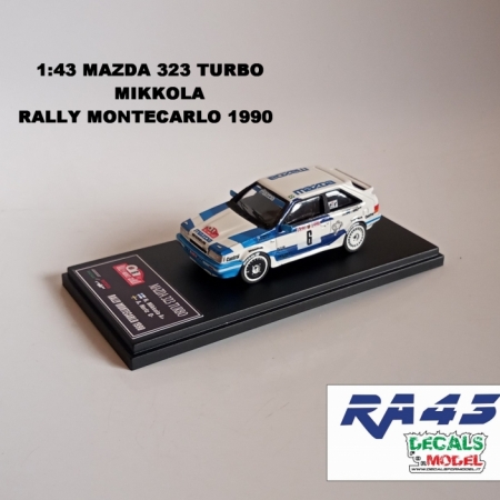 1:43 MAZDA 323 TURBO - MIKKOLA - RALLY MONTECARLO 1990