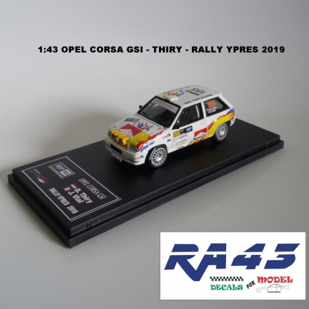 1:43 OPEL CORSA GSI - THIRY - RALLY YPRES 2019