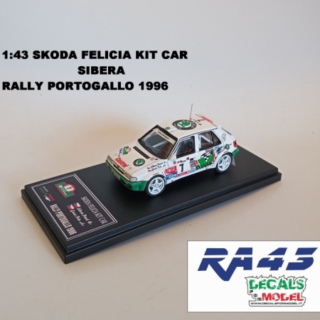 1:43 SKODA FELICIA KIT CAR - SIBERA - RALLY PORTOGALLO 1996