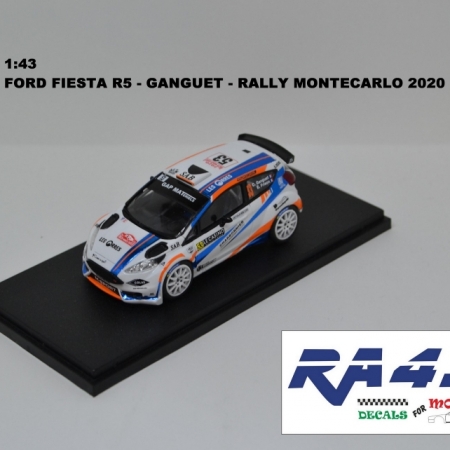 1:43 FORD FIESTA R5 - GANGUET - RALLY MONTECARLO 2020