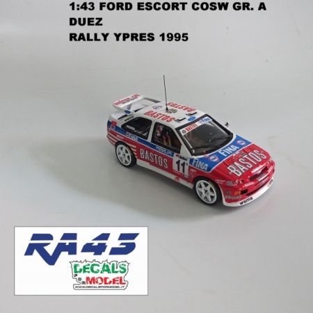 1:43 FORD ESCORT COSW - DUEZ - RALLY YPRES 1995