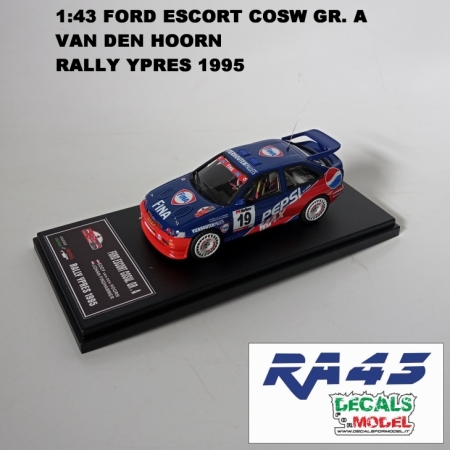 1:43 FORD ESCORT COSW - VAN DEN HOORN - RALLY YPRES 1995