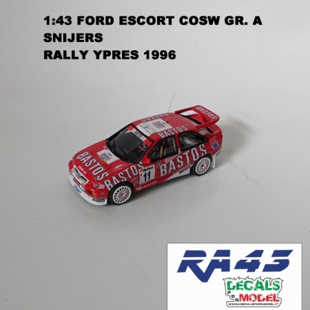 1:43 FORD ESCORT COSW - SNIJERS - RALLY YPRES 1996