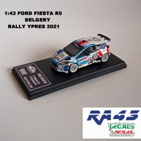 1:43 FORD FIESTA  R5 - DELGERY - RALLY YPRES 2021
