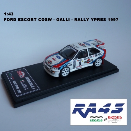 1:43 FORD ESCORT COSW - GALLI - RALLY YPRES 1997