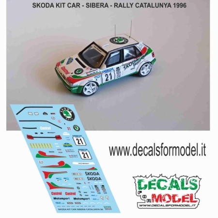 1:43 SKODA FELICIA KIT CAR - SIBERA - RALLY CATALUNIA 1996