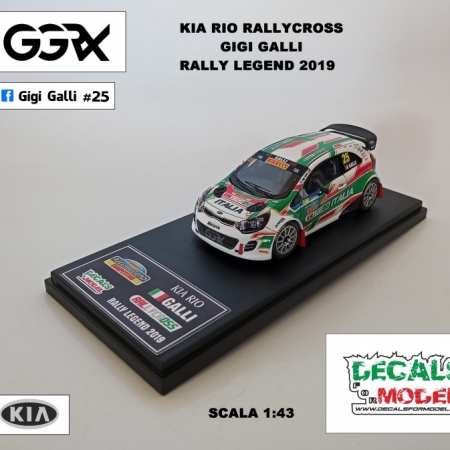 1:43 KIA RIO RALLYCROSS - GIGI GALLI - RALLY LEGEND 2019