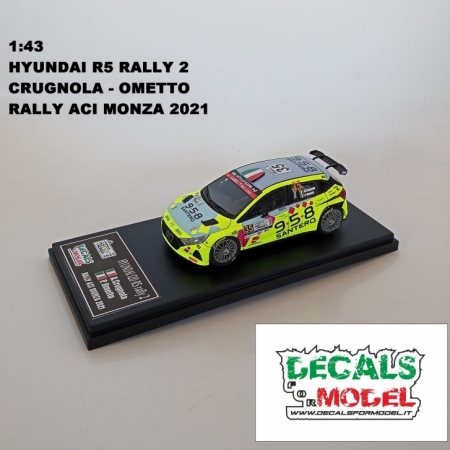 1:43 HYUNDAI R5 RALLY 2 - CRUGNOLA - RALLY ACI MONZA 2021