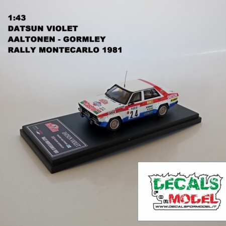 1:43 DATSUN VIOLET - AALTONEN - RALLY MONTECARLO 1981