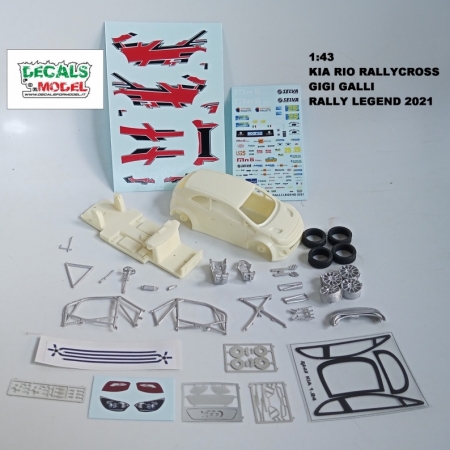 KIT 1:43 KIA RIO RALLYCROSS - GIGI GALLI - RALLY LEGEND 2021