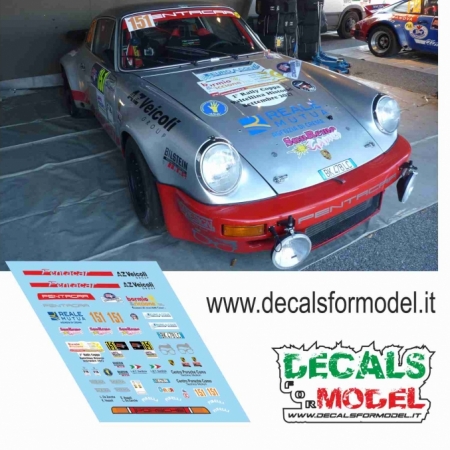 DECAL PORSCHE 911 - DA ZANCHE - RALLY MONZA STORICO 2016