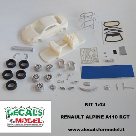 KIT 1:43 RENAULT ALPINE A110 RGT - RALLY VERSION