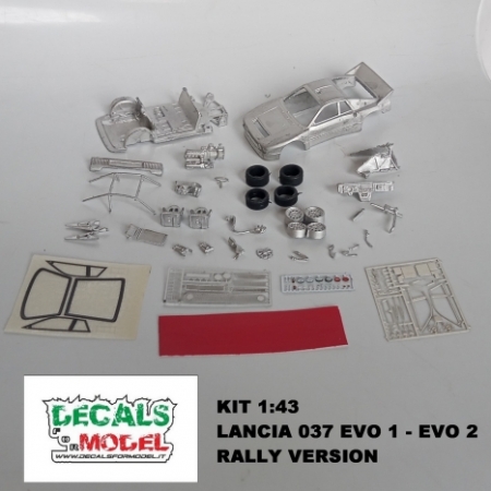 KIT 1:43 LANCIA 037 EVO 1 - EVO 2 - RALLY VERSION