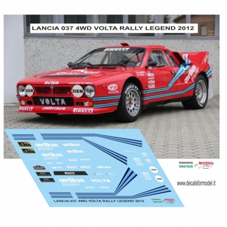 KIT 1:43 LANCIA 037 4WD - VOLTA - RALLY LEGEND 2012