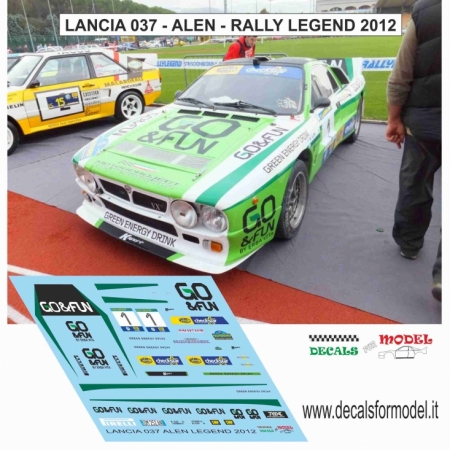 KIT 1:43 LANCIA 037 - ALEN - RALLY LEGEND 2012