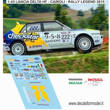 KIT 1:43 LANCIA DELTA HF - CAIROLI - RALLY LEGEND 2015