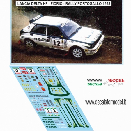 KIT 1:43 LANCIA DELTA HF - FIORIO - RALLY PORTOGALLO 1993