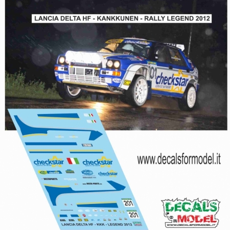 KIT 1:43 LANCIA DELTA HF - KANKKUNEN - RALLY LEGEND 2012