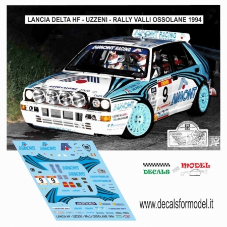 KIT 1:43 LANCIA DELTA HF - UZZENI - RALLY VALLI OSSOLANE 1994