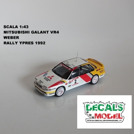 1:43 MITSUBISHI GALANT VR 4 - WEBER - RALLY YPRES 1992