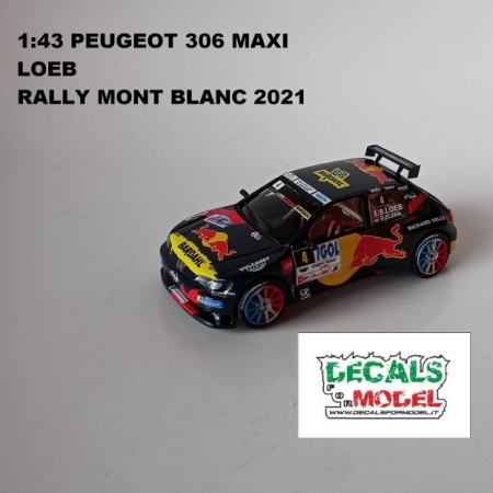1:43 PEUGEOT 306 MAXI - LOEB - RALLY MONT BLANC 2021