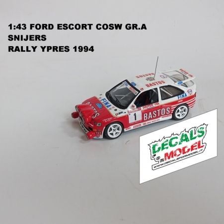 1:43 FORD ESCORT COSW. BASTOS - SNIJERS - RALLY YPRES 1994