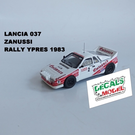 1:43 LANCIA 037 EMINENCE - ZANUSSI - RALLY YPRES 1983