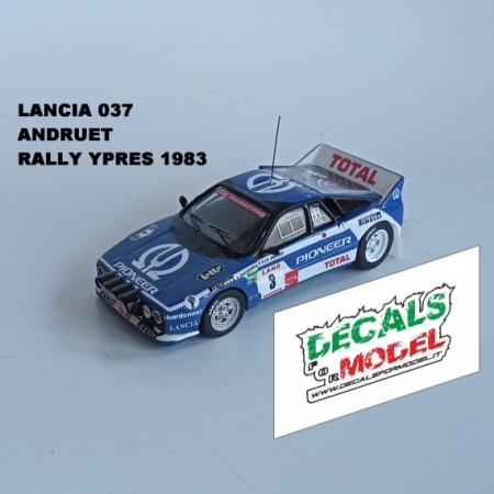 1:43 LANCIA 037 PIONEER - ANDRUET - RALLY YPRES 1983
