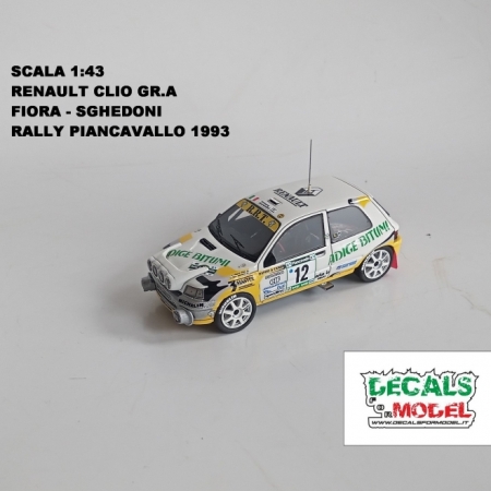 1:43 RENAULT CLIO GR. A - FIORA - RALLY PIANCAVALLO 1993